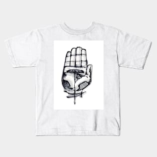 Human hand illustration Kids T-Shirt